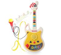 Victob Guitar and Microphone Set for Kids, Toddler Guitar, Musical Instruments Toy for 3 4 5 6 Year Old Boys Girls Pretend Play Gifts