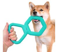 victob Tug of War Dog Toy, Dog Toys for Aggressive Chewers, Dog Pull Toy Interactive Dog Tug Toys Double Ring Pull Toy for All Breed Chewers Tough Dog Chew Toy Durable Rubber Dog Toys,Green