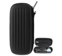 Victoper Dart Case Black Dart Case with Secure Holding System Ultimate Protection for 3 Steel Darts or Soft Darts Hard Case with Pockets for Dart Flights A Large Number of Dart Accessories, black