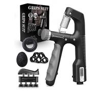 Victoper Grip Strength Trainer Set, 5-in-1 Adjustable Hand Gripper Kit (10-100kg) with Smart Counter, Forearm & Finger Exerciser for Strength Training