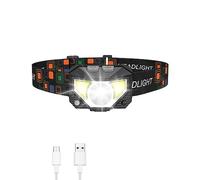 Victoper Head Torch Rechargeable, Running LED Head Torch 2500L 8 Modes Headlamps with 60°Adjustable IPX4 Waterproof Head Light for Running Camping Fishing Cycling Kids Adult