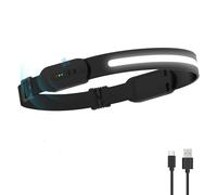 Victoper LED Lumilight Head Torch Bluetooth Functions3 Lighting Modes IPX4 Running Head Torch, 230 Degree Wide Beam Adjustable Sensor Headlamp Gift for Dad Lumi Li GHT Led Headband