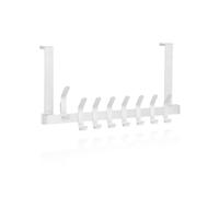 Victoper Over The Door Hanger 2023 Newly Detachable 16 Hooks Lightweight Easy Installation Over Door Coat Hooks Assembly-Free Over Door Hooks for Clothes Towel Bag Robe Bathroom White