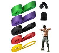 Victoper Resistance Bands Set(5 Pieces) Pull Up Bands Exercise Bands for Strength Training Fitness Pilates Yoga Stretch Toning Includ Door Anchor and Storage Bag Yellow/Red/Black/Purple/Green