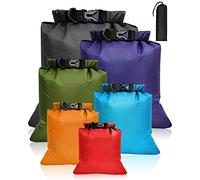 Victoper Waterproof Dry Bag Set 6 Pcs, Large Capacity Ripstop Dry Bag Waterproof in 8L 5L 3.5L 3L 2.5L 1.5L Organizer Storage Bags for Outdoor Hiking Camping Fishing Cycling (Multicolor)