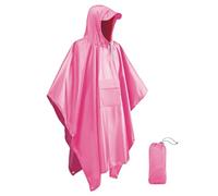 Victoper Waterproof Rain Poncho for Adults, Reusable Lightweight Hooded Raincoat for Men and Women Portable Travel Poncho for Hiking, Camping, Cycling and Outdoor Activities