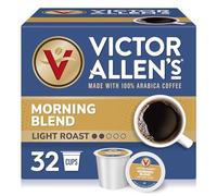 Victor Allen's Coffee Morning Blend, Light Roast, 32 Count, Single Serve Coffee Pods for Keurig K-Cup Brewers