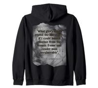 Victor Frankenstein Quote Zip Hoodie