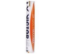 Victor Gold Maxima Feather Shuttlecocks - 1 Dozen