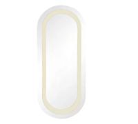 Victor lacquered wood mirror Cream one size