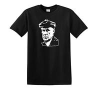 Victor MELDREW Che Guevara Style One Foot in The Grave Funny Heavy Cotton t-Shirt Black