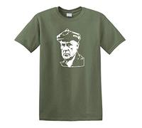 Victor MELDREW Che Guevara Style One Foot in The Grave Funny Heavy Cotton t-Shirt Military Green