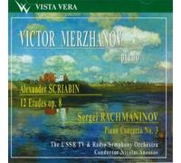 Victor Merzhanov, piano. A.Scriabin. 12 Etudes op. 8 Rachmaninov. Piano concerto No. 3 Symphony Orch