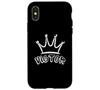VICTOR Name Cool Graffiti - Royal Crown For King Victor Case for iPhone X/XS
