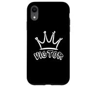 VICTOR Name Cool Graffiti - Royal Crown For King Victor Case for iPhone XR