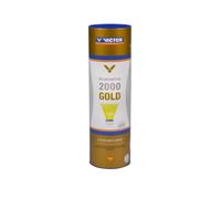 Victor Nylon Shuttle 2000 Gold box of 6 Yellow Middle
