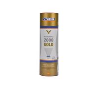 VICTOR Nylon Shuttlecock Shuttle 2000 6per Can, Multicolour (Yellow / White)