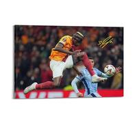 Victor Osimhen Marcus Thuram Room Art Aesthetics Wall Painting Canvas Modern Bedroom Decoration 12 x 18 Inch (30 x 45 cm)