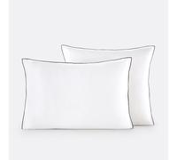 Victor Plain Washed Cotton Satin 300 Thread Count Pillowcase White