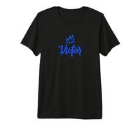 Victor The King/Blue Crown & Name for Men Called Victor Premium T-Shirt