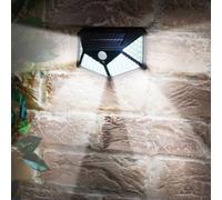 Victor Tools 100 LED Solar Security Light, with Motion Sensor in Black Victor Tools Black