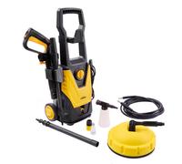 Victor Tools 1600W High Pressure Washer, 80-120 Bar Pressure, 5.5L/min Flow, Includes Nozzles, Hose, Soap Bottle, 5M Power Cord