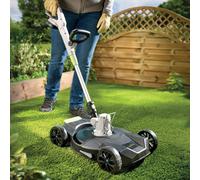 Victor Tools 20V Cordless 3-In-1 Lawn Mower, Grass Trimmer & Edger, Lightweight, Rechargeable Battery