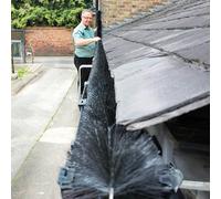 Victor Tools 4M Gutter Protector Brush - Pack of 3 with Rigid Nylon Bristles in Black Victor Tools Black 4m