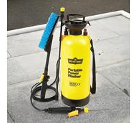 Victor Tools Portable Hand Pump Power Washer with 8L Capacity, H54 x W18 x D25cm in Yellow Victor Tools Yellow