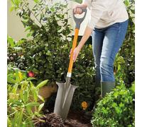 Victor Tools Root Shovel with Tempered Carbon Steel in Orange Victor Tools Orange
