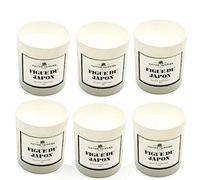 Victor Vaissier 6 Paris Figue Du Japon Scented Candles Lasts 40 Hrs Warm 360 Degree Glow Slow Burn