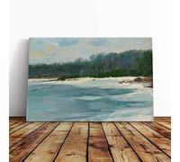 Victor Westerholm Late Autumn on Land Canvas Print | Gallery Wrapped 30mm Frame Wall Art | 20x14 inches | Ready to Hang | Modern Landscape Picture | Living Room Bedroom Lounge Office