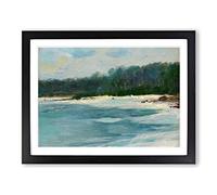 Victor Westerholm Late Autumn on Land Classic Painting Framed Print | A2 Black Framed Wall Art | Ready to Hang | Classic Landscape Picture | Living Room Bedroom Lounge Office