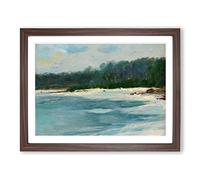 Victor Westerholm Late Autumn on Land Classic Painting Framed Print | A2 Walnut Framed Wall Art | Ready to Hang | Classic Landscape Picture | Living Room Bedroom Lounge Office