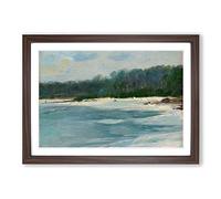 Victor Westerholm Late Autumn on Land Framed Print | A2 Walnut Framed Wall Art | Ready to Hang | Modern Landscape Picture | Living Room Bedroom Lounge Office