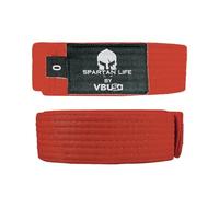 Victorbudo USA Karate Belt, All-Purpose Martial Arts Belt, Judo Belt, Taekwondo Belt, Colorful Karate Belt, Durable MMA Color Rank TKD Belt (3, Red)