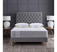 Victoria 1500 Natural Pocket Sprung Tufted Mattress Rest Relax White Single