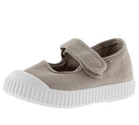 victoria 1915 Unisex Canvas Mary Janes DREC & Strap & Reinforced Toe 136605 for Kids Beige 31