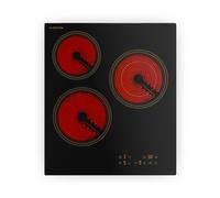 Victoria 45cm 3 Ring Ceramic Hob Black