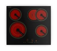 Victoria 60cm 4 Ring Ceramic Hob Black