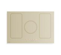Victoria 77cm 5 Ring Induction Hob Cream