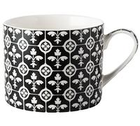Victoria and Albert 5174567 Fleur Des Lys “Encaustic Tile” Squat Mug by Creative Tops, 450 ml (15 fl oz) 8 x 9.5 x 9.5 cm