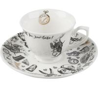 Victoria And Albert Alice In Wonderland Espresso Cup Saucer