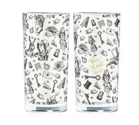 Victoria And Albert Alice In Wonderland Set of 2 High Ball Glasses 330 ml