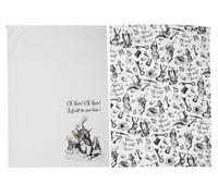 Victoria And Albert Alice In Wonderland Set of 2 Tea Towels
