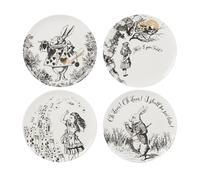 Victoria And Albert Alice In Wonderland Set of 4 Side Plates