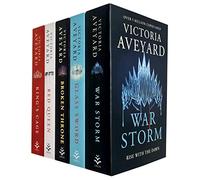 Victoria Aveyard Red Queen Series 5 Books Collection Set (Red Queen, Glass Sword, King'S Cage, War Storm, Broken Throne)