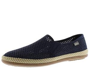victoria Bamba André Mesh Espadrilles & Side Elastics & Textile Braid 520031 for Men Marino 44