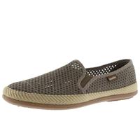 victoria Bamba André Mesh Espadrilles & Side Elastics & Textile Braid 520031 for Men Taupe 43