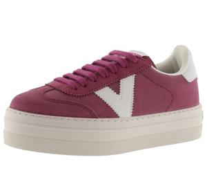 victoria Barcelona Ciclista Split Leather Platform Low Tennis & Pieces in Contrast 1092170 for Women